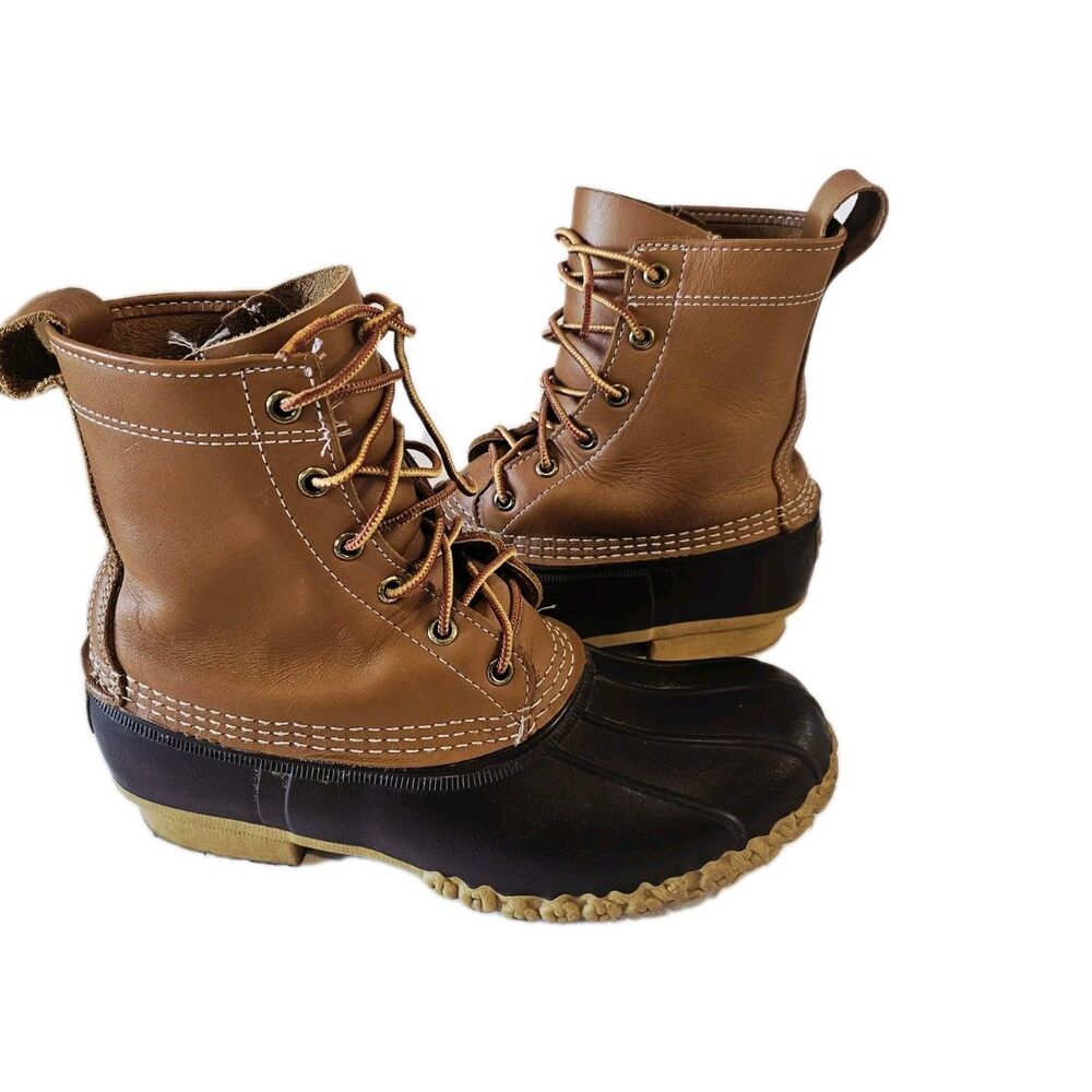 L.L. Bean Women's Boots Size 8 Brown Waterproof - Picture 5 of 8